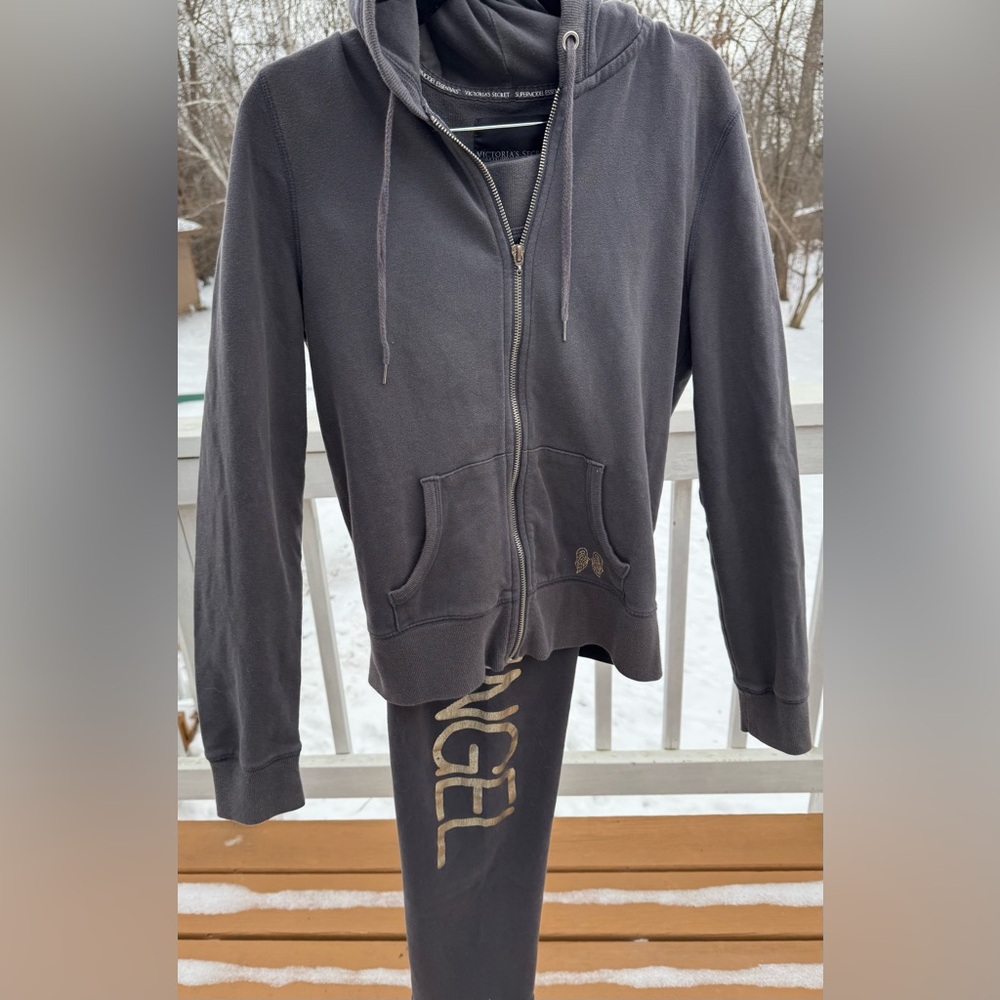 Victoria’s Secret Angel Sequin Hoodie Jogger Set S - Picture 7 of 16